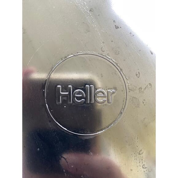 Heller Melamine Dinner Plates Vignelli Designs, MCM, black, set of 12 - Picture 3 of 5